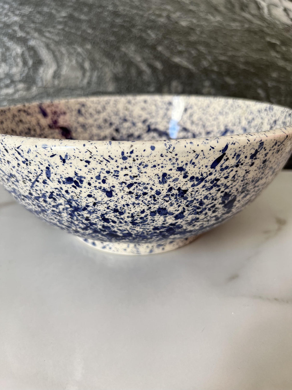 Moroccan Ceramic Vessel Sink, Hand-Painted Round Basin 12"(30 cm)