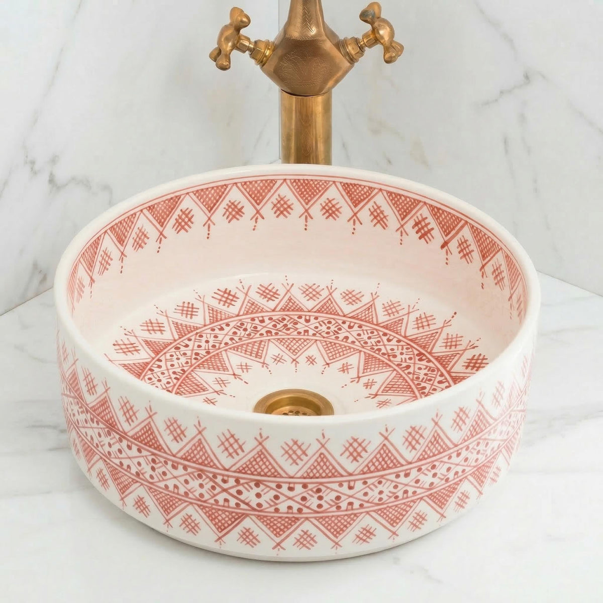 Navy Blue Ceramic Sink, Handmade Vessel Basin 8-16in, Kiln-Fired.