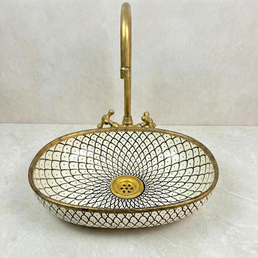 red ceramic vessel sink, Ruby Red Oval Porcelain Sink, 5 Sizes XL